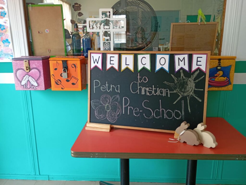 Petra-Christian-Preschool-Reception-Area: Welcome